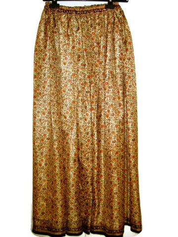 Full Length silk skirt with lining