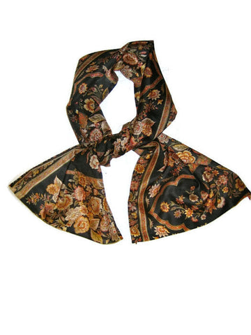 Scarf for women: Indian sari, large floral print